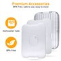 MEYKEY Déshydrateur Aliment 8 Plateaux, Déshydrateur de Légume de Fruit avec Minuterie et Réglages de Température, écran à LED,