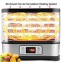 MEYKEY Déshydrateur Aliment 8 Plateaux, Déshydrateur de Légume de Fruit avec Minuterie et Réglages de Température, écran à LED,
