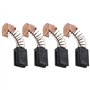 The Lord of the Tools 2 paires de Brosses à Charbon pour Meuleuse d'angle avec Coupure Automatique Compatible avec Black & Decke