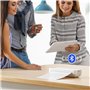 MUNBYN ITP04 Imprimante Thermique A4, Imprimante sans Encre Bluetooth Portable pour Le Voyage, Compatible avec Les Téléphones et