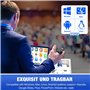 Elegamefy Finger Ring Presenter, 2 en 1 USB C Présentation Télécommande pour Mac Windows Linux PowerPoint Pointeur Rechargeable