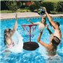 Panier de Basket-Ball de Piscine Portable en Métal Flottant en Plastique de 35 Cm de Hauteur
