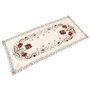 Fleur Florale Rouge Napperons Creux Nappe Cutwork Exquis Dentelle Tissu Décoration Pour Fête Cuisine Mais
