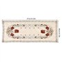 Chemin De Table Brodé, Fleur Florale Rouge Napperons Creux Nappe Cutwork Exquis Dentelle Tissu Décoration Pour Fête Cuisine Mais