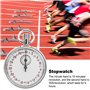 Chronomètre Mécanique, Sport Chronographe Minuterie de Fonctionnement Chronomètre de Poche avec Grand écran pour Les Sports Arbi