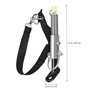 Zwinner Attelage de remorque de vélo, un attelage fixe supplémentaire pour remorque de vélo pliable et compacte, efficace pour v