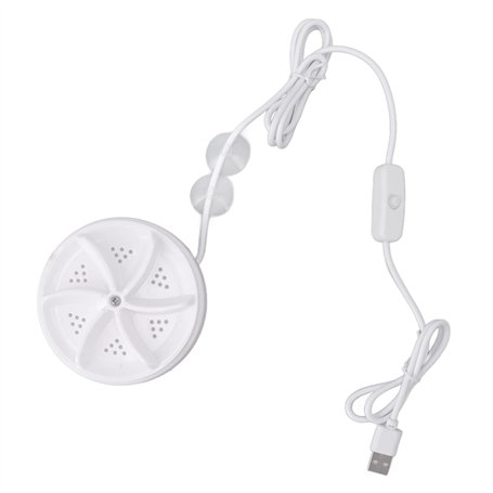 keshow Laveuse à Turbine Portable 60W Abs USB Pise Type de Tour Penchée Mini Laveuse à Ultrasons pour Vêtements sous-vêtements
