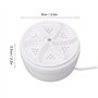 keshow Laveuse à Turbine Portable 60W Abs USB Pise Type de Tour Penchée Mini Laveuse à Ultrasons pour Vêtements sous-vêtements