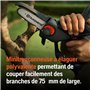 Scie à Élaguer Husqvarna Aspire™ P5-P4A. Mini tronçonneuse à batterie avec batterie et chargeur, tronçonneuse à haute performanc
