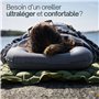 Trinordic Oreiller Gonflable Ultraléger pour Le Camping – Housse Extra Douce et Vanne Réglable – Oreiller de Voyage Confortable 