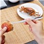 EQLEF Pics de fourchettes de Fruits de mer, Outils de cueillette de Crabe et de Homard en Acier Inoxydable Pack de 6