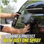 BassMotor Cire Liquide Rapide pour Voiture Moto Brillant Effet Miroir Hydrofuge Brillant avec Spray Liquide Extérieur Cirage - G