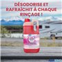 AWAKING Liquide WC Chimique Rinse 2L | Additif Réservoir Eau Propre | Pour Toilettes Chimiques | Parfum Frais | Réduit les Trace