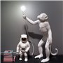 Seletti 14880 Lampe en forme de singe 46 x 27,5 Hauteur 54 cm En résine Blanc 57,8 x 51,2 x 30 cm