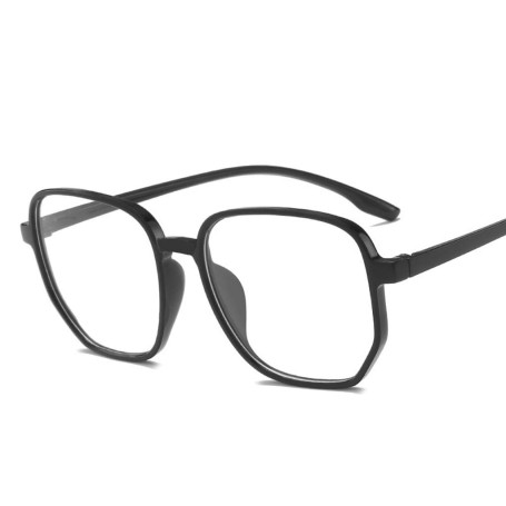 kdjsic Cadre de lunettes surdimensionné Anti-lumière bleue pour femmes et hommes lunettes de lunettes optiques carrées monture d