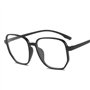 kdjsic Cadre de lunettes surdimensionné Anti-lumière bleue pour femmes et hommes lunettes de lunettes optiques carrées monture d