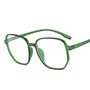 kdjsic Cadre de lunettes surdimensionné Anti-lumière bleue pour femmes et hommes lunettes de lunettes optiques carrées monture d