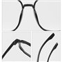 kdjsic Cadre de lunettes surdimensionné Anti-lumière bleue pour femmes et hommes lunettes de lunettes optiques carrées monture d