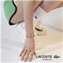 Lacoste Bracelet en Chaîne pour Femme Collection SCRIPT en Or Jaune avec des Cristaux - 2040063