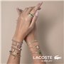 Lacoste Bracelet en Chaîne pour Femme Collection SCRIPT en Or Jaune avec des Cristaux - 2040063
