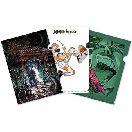 Crunchyroll - Lot de 3 films transparents Jujutsu Kaisen - Original et sous licence