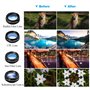 15 en 1 Kit de lentilles de caméra universel pour téléphone 18X Téléobjectif Objectif grand angle,macro,Fisheye CPL flux étoile