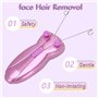 Épilateur pour le Visage des Femmes, épilateur pour le Visage Fil électrique épilateur épilateur pour le Visage Fil pour le Visa