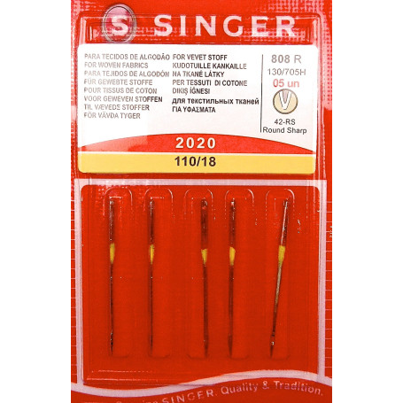 SINGER N202018B05808R Aiguille Universelle 2020 110/18