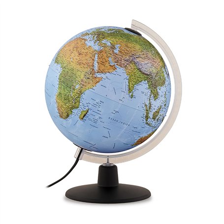 Tecnodidattica - GAIA 25 AR | Globe lumineux interactif avec éléments de réalité augmentée sur des détails du monde naturel et d