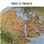 Tecnodidattica - GIGAGLOBO 40 | Globe Lumineux et Pivotant | Cartographie Physique et Politique | Textes en Italien | Grande Tai