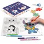 Lisciani - DISNEY STITCH - École de Dessins par Projection Pour Enfants dès 5 Ans - Apprendre à Dessiner avec Stitch sur une Tab