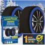 Chaussettes de neige GoodYear Star Gripper homologuées Italie EN 16662-1:2020 Deux chaînes à neige en tissu pour voiture. Snow S