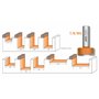 CMT Orange Tools 901.190.11 Fraise à rainurer HM S 8 D 19 x 19 mm