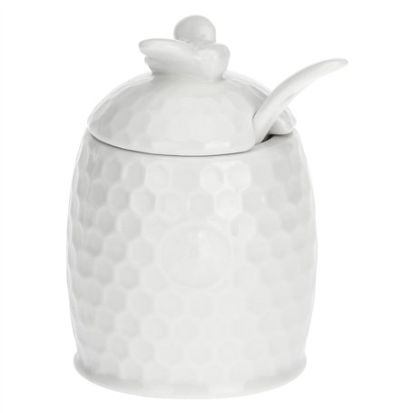 LA Porcelaine Blanche - Sucrier avec cuillère à café Aperegina