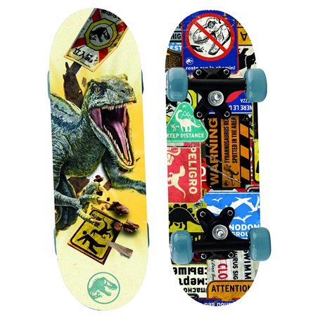 Joy Toy Jurassic World Dominion Mini Skateboard en Bois 43 x 12 x 8 cm
