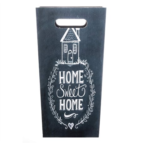 Rebecca Mobili Stockage de Parapluie Porte Parapluies Gris Foncé Home Sweet Home Décoration Maison (Cod. RE6149)