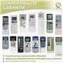 Wellclima WEC-MI1 Télécommande universelle pour climatiseur Mitsubishi, prête à l'emploi en quelques secondes, compatible avec p