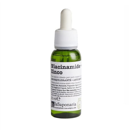 Sérum visage La Saponaria Niacinamida + Zinc 30 ml