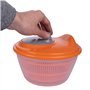 Galileo Casa 5911117 Centrifugeuse pour salade avec manivelle manuelle, panier amovible, Ø 24 cm, 4 L, plastique, assorti