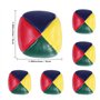 Kungfu Mall 5pcs débutants balles de Jonglerie Douces et faciles balles de Jonglerie pour Enfants et Adultes avec Sac de Rangeme