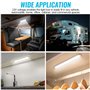 2 PCS Reglette LED 12V, 120 LED Barre de Lumière Intérieure Avec Interrupteur, Éclairage Utilitaire Pour Camping-Car, Caravane, 