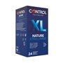 Control Préservatifs Nature XL. Boîte Pack économique 24 préservatifs lubrifiés. Ajustement parfait pour une relation sûre.