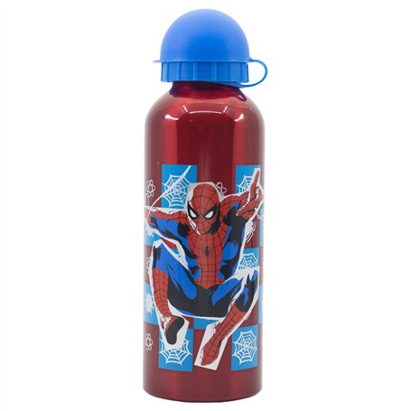 Stor BOUTEILLE EN ALUMINIUM POUR ENFANTS DE 530 ML | SPIDERMAN ARACHNID GRID