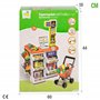 ColorBaby- Supermarché Jouet avec Chariot, 47965, Orange
