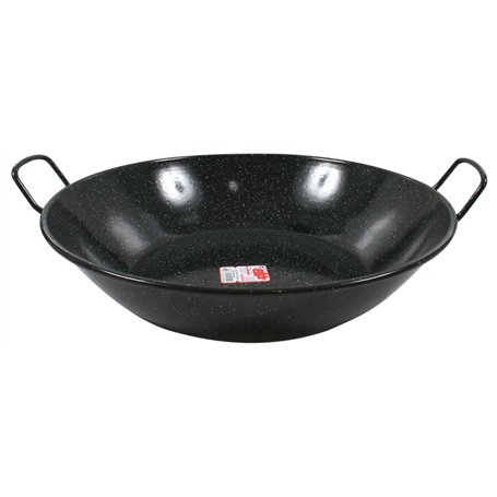 Esmaltaciones la Estrella Jaspeada Plat à Paella Profond