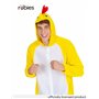Rubies Déguisement de poulet pour adulte, combinaison avec capuche et queue, licence officielle pour enterrements de vie de garç