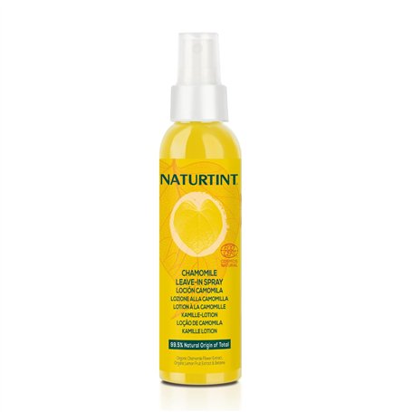 Naturtint | Loción de Camomila | Aclara el Cabello | Reflejos Dorados | Protector Solar Cabello | ECOCERT | 99