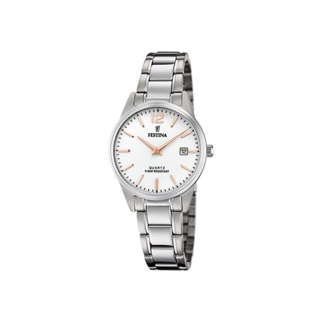FESTINA Femme Analogique Quartz Montre avec Bracelet en Acier Inoxydable F20509/2