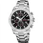 Festina Montre pour Homme F20704/3 Timeless Chronograph Boîtier en Acier Inoxydable Gris Bracelet en Acier Inoxydable Gris