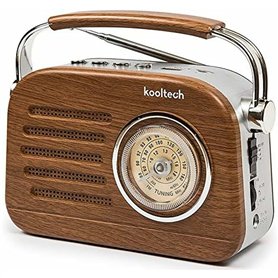 Radio Bluetooth portable Kooltech Rétro AM/FM Radio Bluetooth portable Kooltech Rétro AM/FM